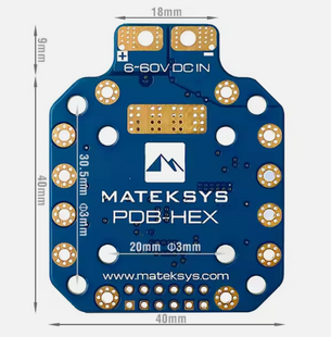 Matek Systems PDB-HEX PDB HEX 12s 6~60V 5A регулятор струму FC Multirotor FPV Racing Drone Long Range 94_T фото