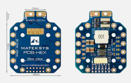 Matek Systems PDB-HEX PDB HEX 12s 6~60V 5A регулятор струму FC Multirotor FPV Racing Drone Long Range 94_T фото