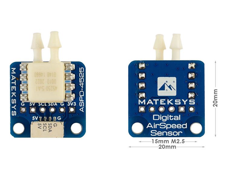Цифровий датчик повітряної швидкості Matek ASPD-4525 (122_T) 122_T фото